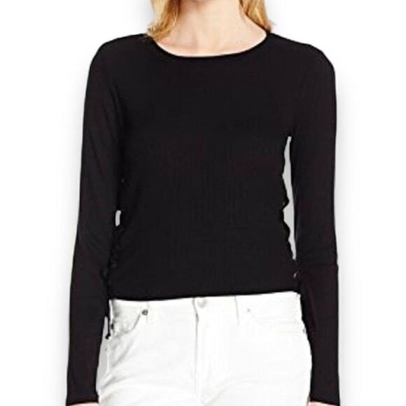 Rachel Zoe Tops - Rachel Zoe Black Long Sleep Blouse
